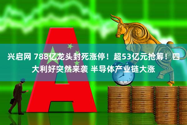 兴启网 788亿龙头封死涨停！超53亿元抢筹！四大利好突然来袭 半导体产业链大涨